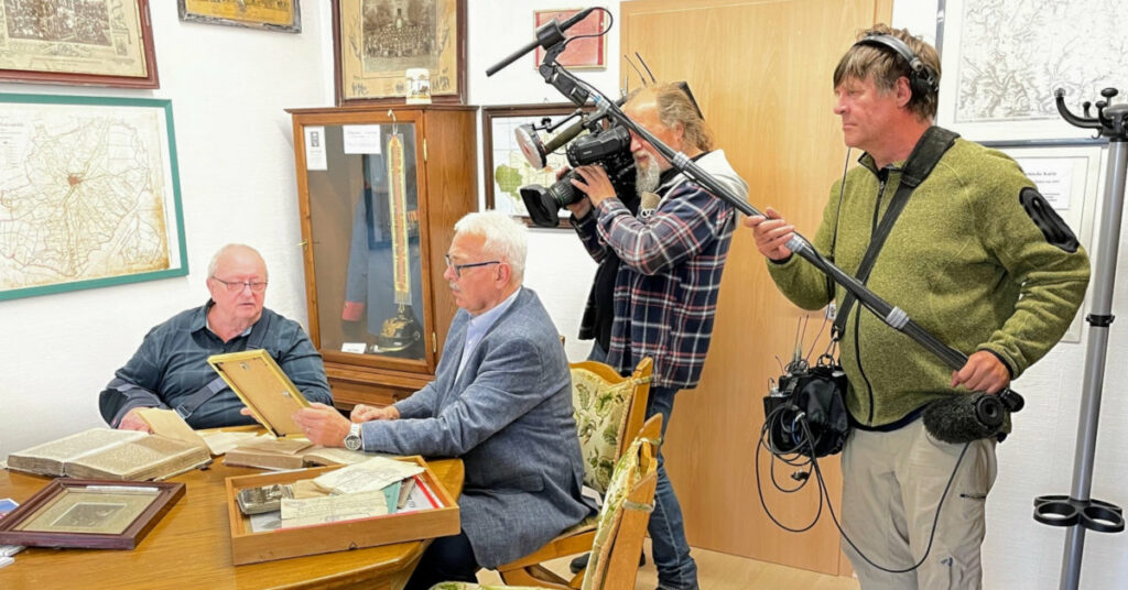 Fernsehdreh beim HKV Großrinderfeld